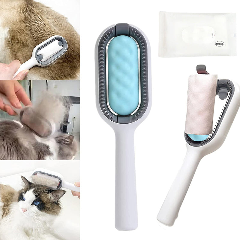 Multifunctional Pet Hair Removal Comb with Water Tank