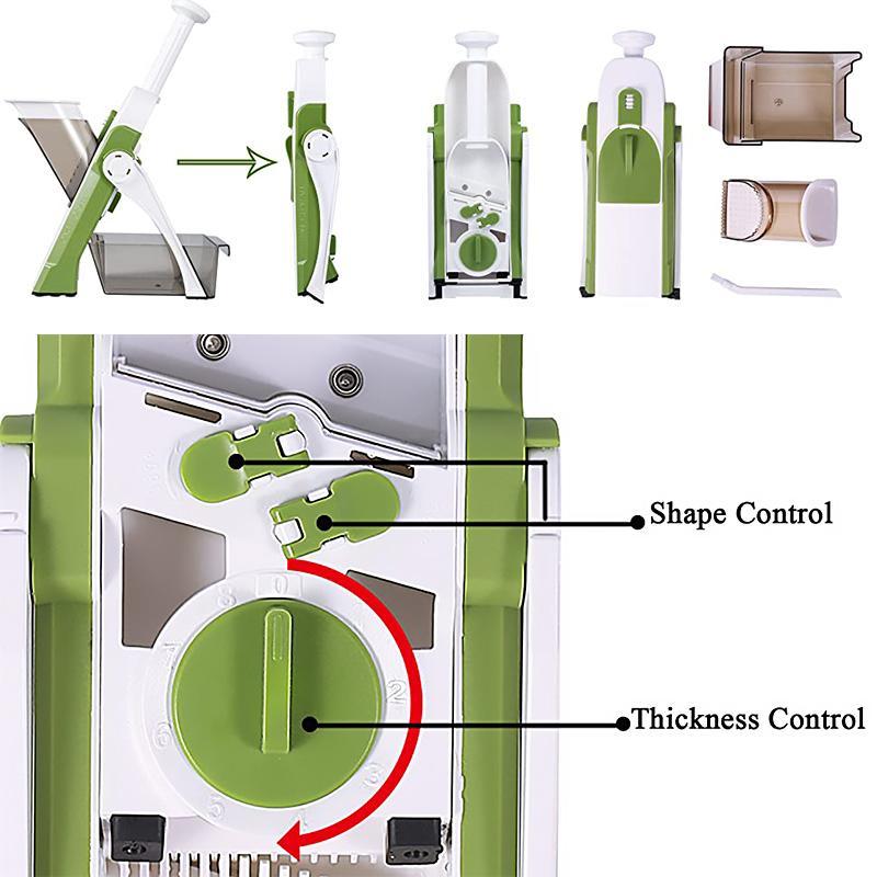 Adjustable Safe Vegetable Slicer