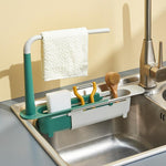 Load image into Gallery viewer, Updated Multifunctional Telescopic Sink Storage Rack
