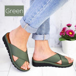 Load image into Gallery viewer, Summer Comfy Plain Peep Toe Casual Slippers
