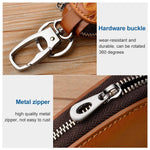 Load image into Gallery viewer, Genuine Leather Car Key Holder key Bag Keychain Wallet
