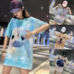 Load image into Gallery viewer, Animal Printed Loose T-shirt
