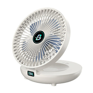 Portable Mini Desktop Fan, USB Rechargeable Adjustable Wall-Mount Fan