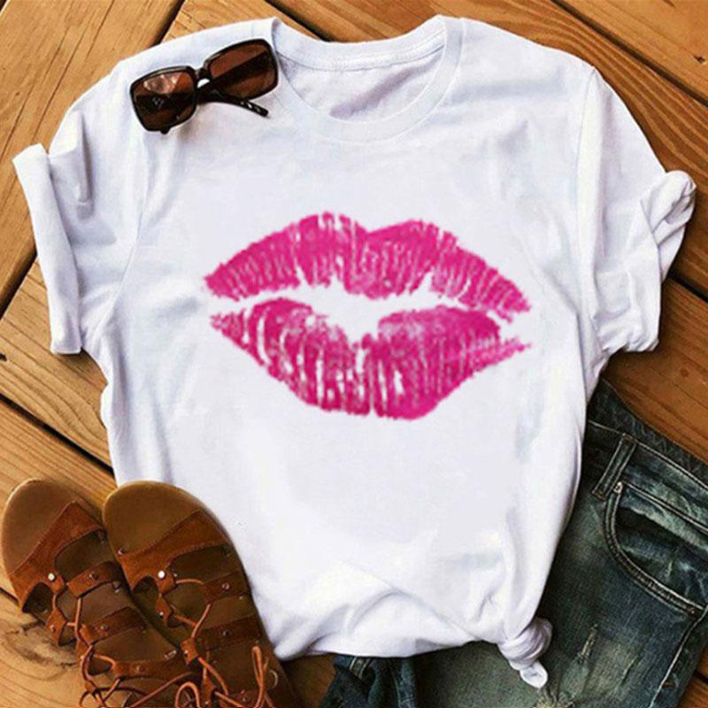 Simple Printed White T-shirt