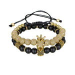 Load image into Gallery viewer, King &amp; Queen Luxury Charm Bracelets, Perfect Gifts
