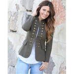 Load image into Gallery viewer, Women Warm Vintage Tailcoat Jacket Overcoat
