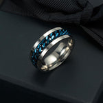 Load image into Gallery viewer, Titanium Steel Rotatable Chain Ring
