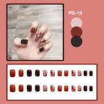 Load image into Gallery viewer, Full Cover Fake Nail Tips (24 PCs)
