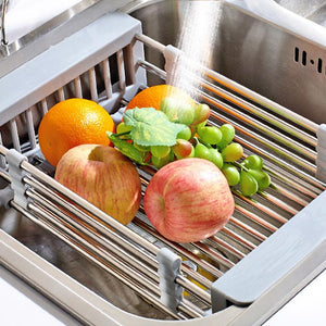 Kitchen Retractable Drainer Rack