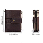 Load image into Gallery viewer, Anti-magnetic Tassel Leather Card Case Coin Purse
