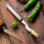 Load image into Gallery viewer, Stainless Steel Chili Corer Peppers Seed Remover
