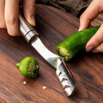 Load image into Gallery viewer, Stainless Steel Chili Corer Peppers Seed Remover
