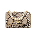 Load image into Gallery viewer, Luxury Designer Wild Serpentine Small Square Crossbody Bags
