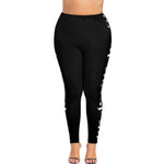 Load image into Gallery viewer, Plus Size High Waist Legging Music Note Print Sport Pants
