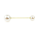 Load image into Gallery viewer, Women Vintage Pins Double Head Simulation Pearl Big Brooches, 5PCs
