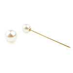 Load image into Gallery viewer, Women Vintage Pins Double Head Simulation Pearl Big Brooches, 5PCs
