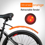 Load image into Gallery viewer, Bicycle Retractable Mudguard with Taillights
