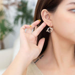 Load image into Gallery viewer, Saturn Gold Earrings
