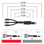 Load image into Gallery viewer, 3-1 Retractable charging cable for IOS, Micro and Type-c
