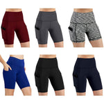 Load image into Gallery viewer, High Waist Workout Running Yoga Shorts
