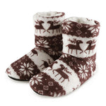 Load image into Gallery viewer, Christmas Fleece Indoor Boots
