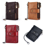 Load image into Gallery viewer, Anti-magnetic Tassel Leather Card Case Coin Purse
