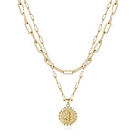 Load image into Gallery viewer, Gold Initial Necklaces for Women
