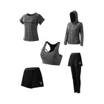 Load image into Gallery viewer, Women&#39;s Quick Dry Sportsuit Set Of 5PCs
