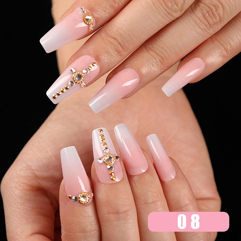 Shiny Rhinestone Nail Patch (24PCS)