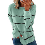 Load image into Gallery viewer, Women Casual Stripe Pullover
