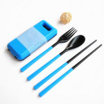 Load image into Gallery viewer, Portable Cutlery Set (Chopsticks Fork Spoon)
