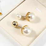 Load image into Gallery viewer, Women Vintage Pins Double Head Simulation Pearl Big Brooches, 5PCs
