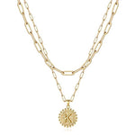 Load image into Gallery viewer, Gold Initial Necklaces for Women
