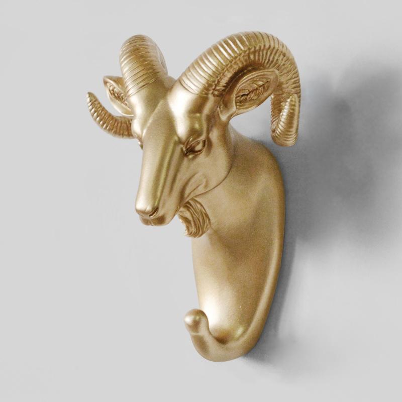 Art Animal Head Wall Hook