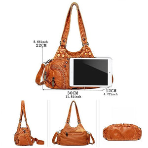 Soft PU Leather Handbag