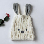 Load image into Gallery viewer, Super absorbent rabbit ear dry hair cap
