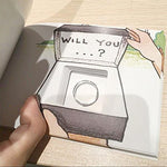 Load image into Gallery viewer, Creative Flip Book for Hiding Your Ring for Valentine&#39;s Day
