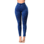 Load image into Gallery viewer, Elastic High Waist Slim Fit Jeans
