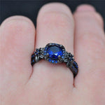 Load image into Gallery viewer, Vintage Black Sapphire Ring
