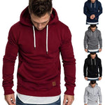 Load image into Gallery viewer, Loose Plain Lace Up Pullover Men&#39;s Hoodie with Pocket
