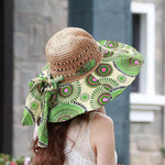 Load image into Gallery viewer, Fashion Hollow Printed Sun Hat
