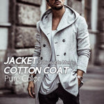 Load image into Gallery viewer, Men&#39;s Autumn &amp; Winter Pure Color Jacket Cotton Coat
