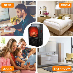 Mini Electric Simulation Fireplace Warmer