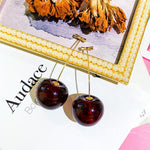 Load image into Gallery viewer, Cute 3D Cherry Earrings
