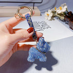 Load image into Gallery viewer, Luxury French Bulldog Keychain
