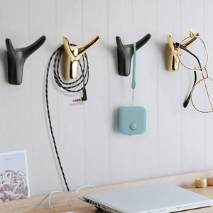 Horns Coat Hooks Wall Decoration