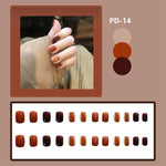 Load image into Gallery viewer, Full Cover Fake Nail Tips (24 PCs)
