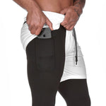 Load image into Gallery viewer, Men&#39;s Fitness Shorts with Leggings
