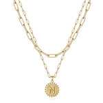 Load image into Gallery viewer, Gold Initial Necklaces for Women
