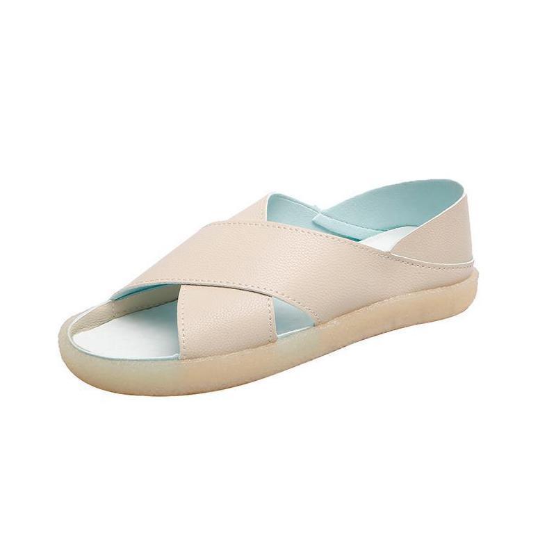 Women's soft bottom shoes in solid color